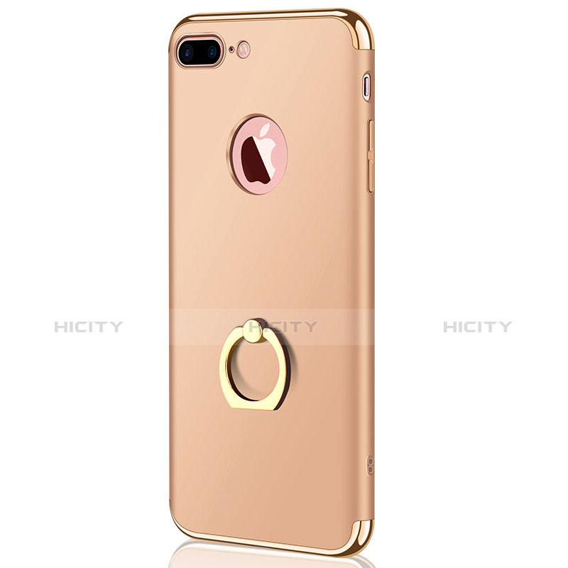 Coque Bumper Luxe Metal et Plastique F04 pour Apple iPhone 7 Plus Or Plus