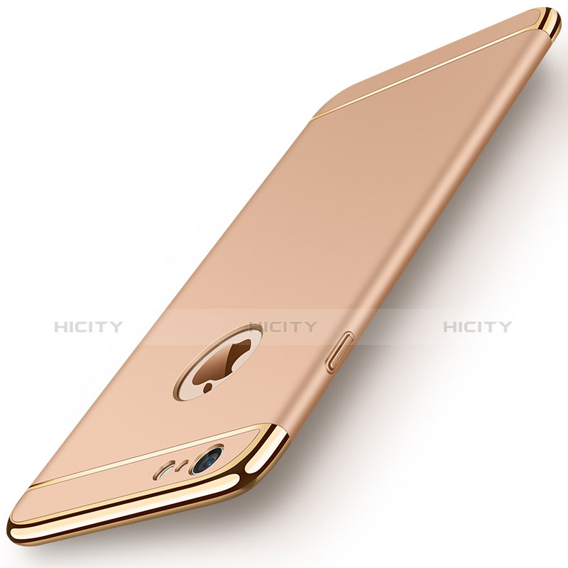 Coque Bumper Luxe Metal et Plastique M01 pour Apple iPhone 6S Plus Or Plus