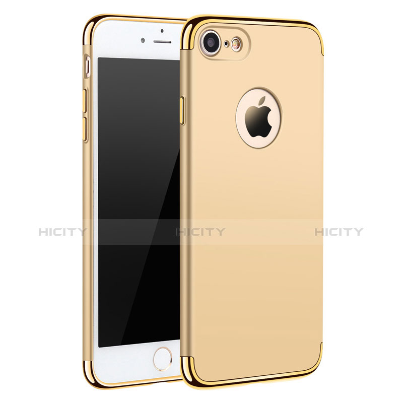 Coque Bumper Luxe Metal et Plastique M01 pour Apple iPhone 7 Or Plus