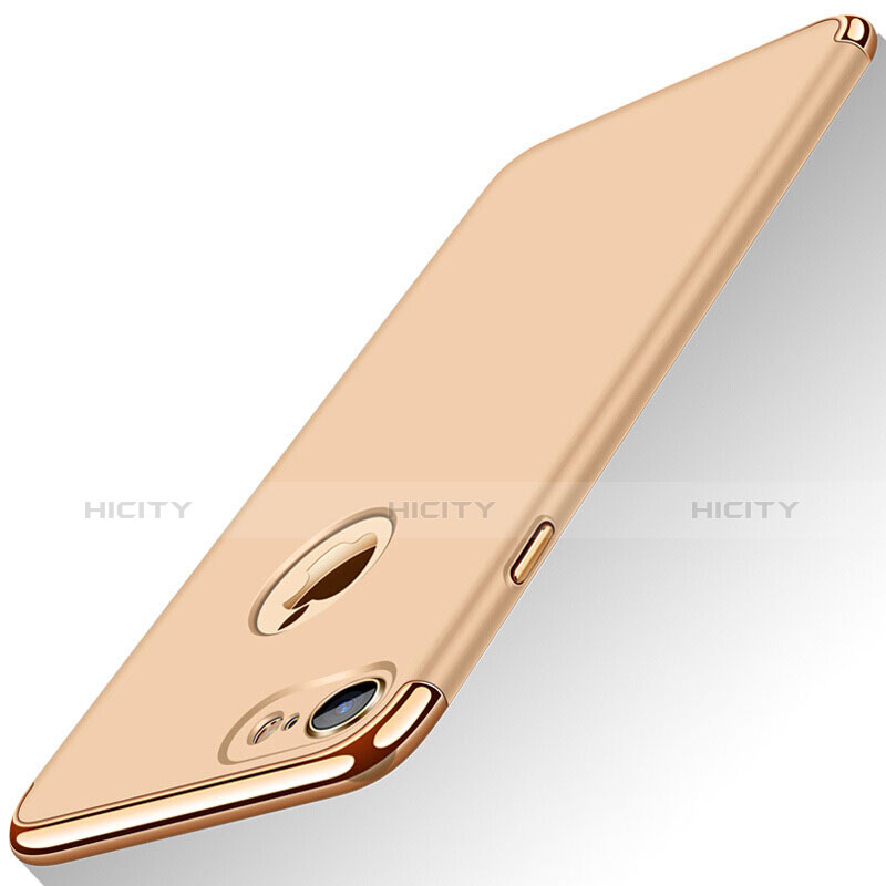 Coque Bumper Luxe Metal et Plastique M01 pour Apple iPhone 7 Or Plus