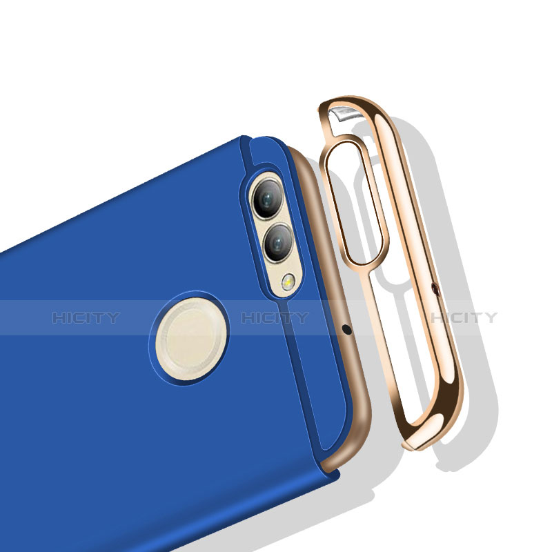 Coque Bumper Luxe Metal et Plastique M02 pour Huawei Nova 2 Bleu Plus