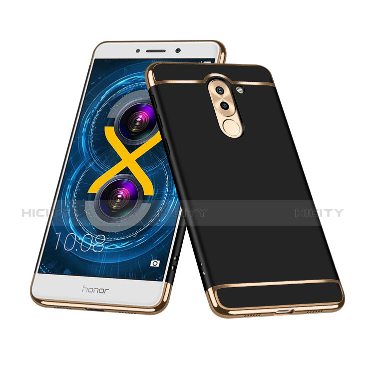 Coque Bumper Luxe Metal et Plastique M03 pour Huawei GR5 (2017) Noir Plus