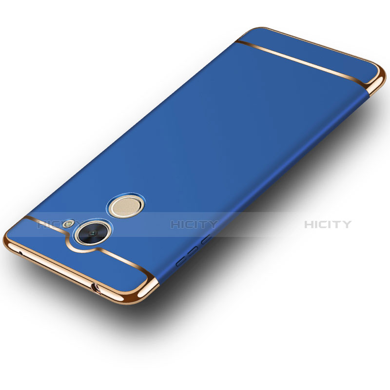 Coque Bumper Luxe Metal et Plastique pour Huawei Enjoy 7 Plus Bleu Plus