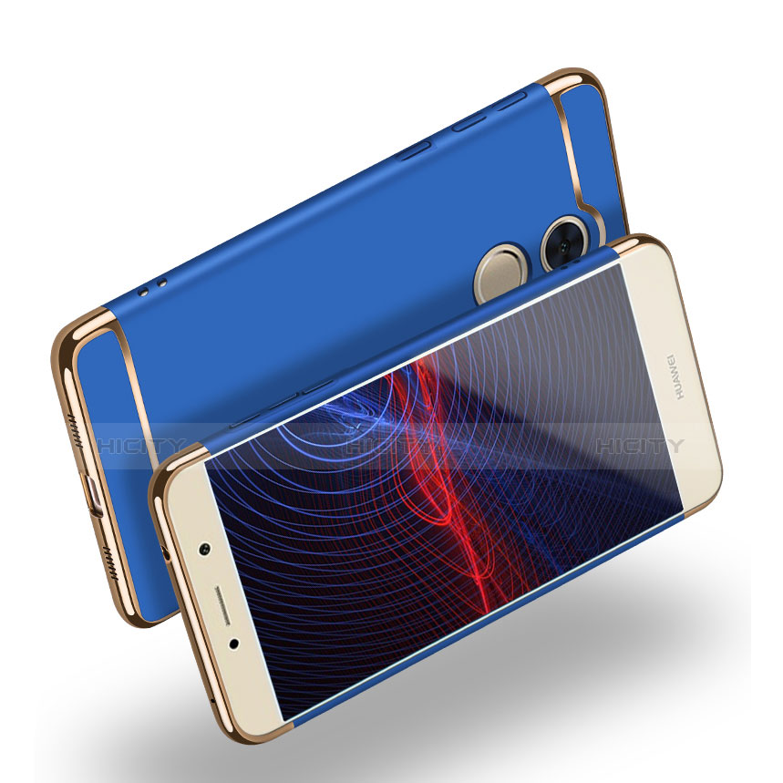 Coque Bumper Luxe Metal et Plastique pour Huawei Enjoy 7 Plus Bleu Plus