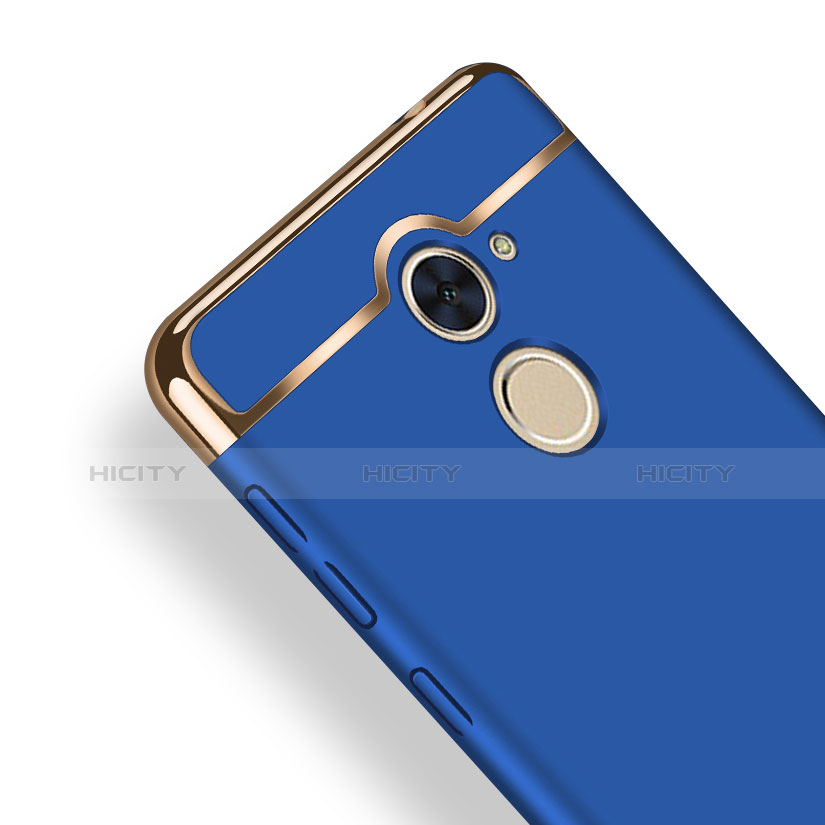 Coque Bumper Luxe Metal et Plastique pour Huawei Enjoy 7 Plus Bleu Plus