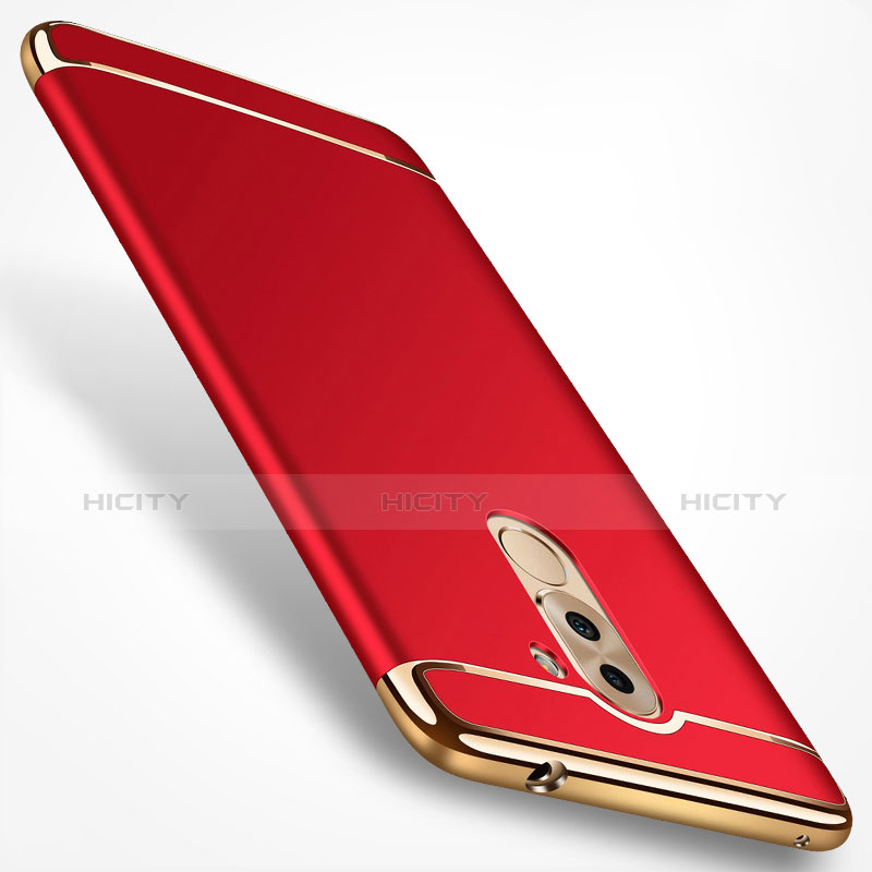 Coque Bumper Luxe Metal et Plastique pour Huawei Honor 6A Rouge Plus