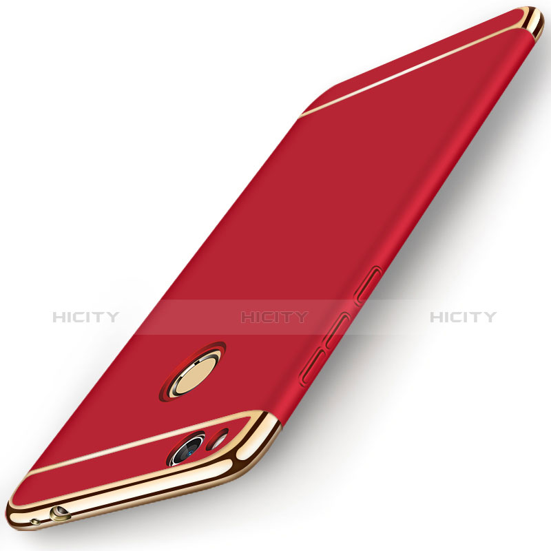 Coque Bumper Luxe Metal et Plastique pour Huawei Honor 8 Lite Rouge Plus