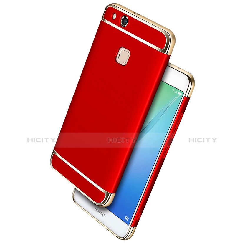 Coque Bumper Luxe Metal et Plastique pour Huawei Honor 8 Lite Rouge Plus