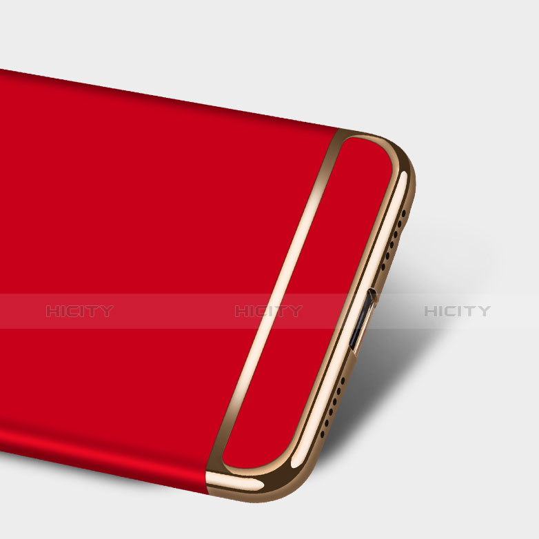 Coque Bumper Luxe Metal et Plastique pour Huawei Honor 8 Lite Rouge Plus