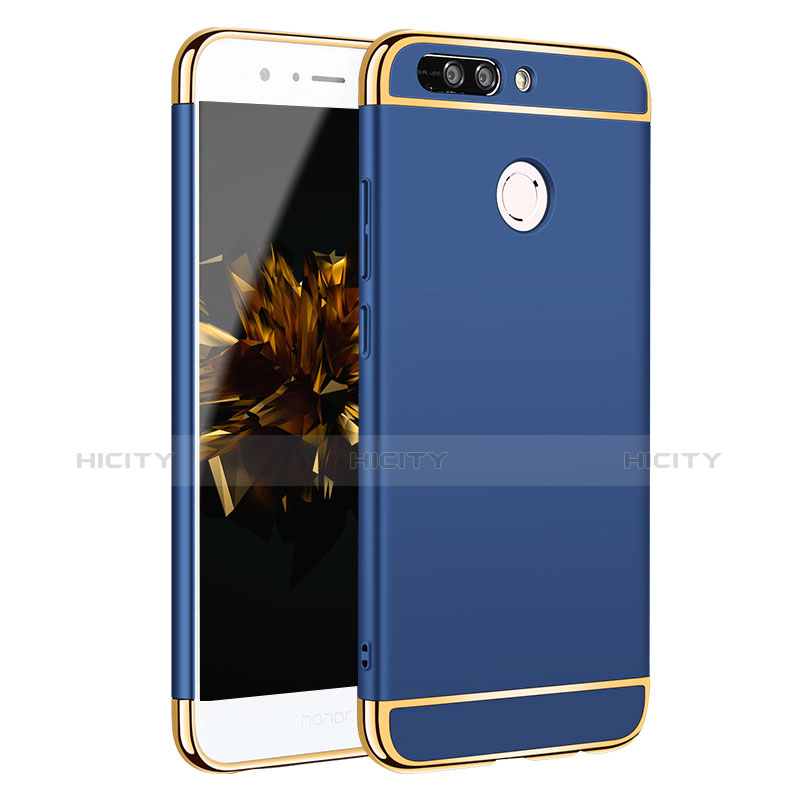 Coque Bumper Luxe Metal et Plastique pour Huawei Honor 8 Pro Bleu Plus