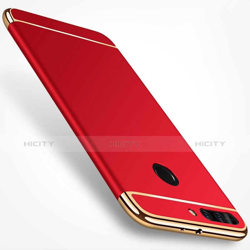 Coque Bumper Luxe Metal et Plastique pour Huawei Honor 8 Pro Rouge Plus