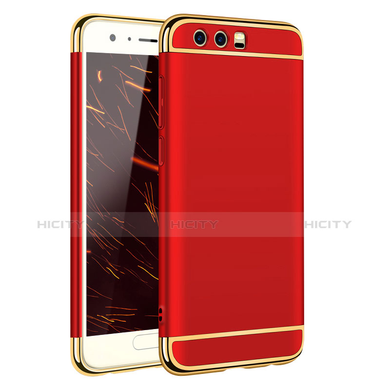 Coque Bumper Luxe Metal et Plastique pour Huawei Honor 9 Premium Rouge Plus