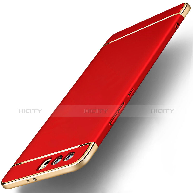 Coque Bumper Luxe Metal et Plastique pour Huawei Honor 9 Premium Rouge Plus