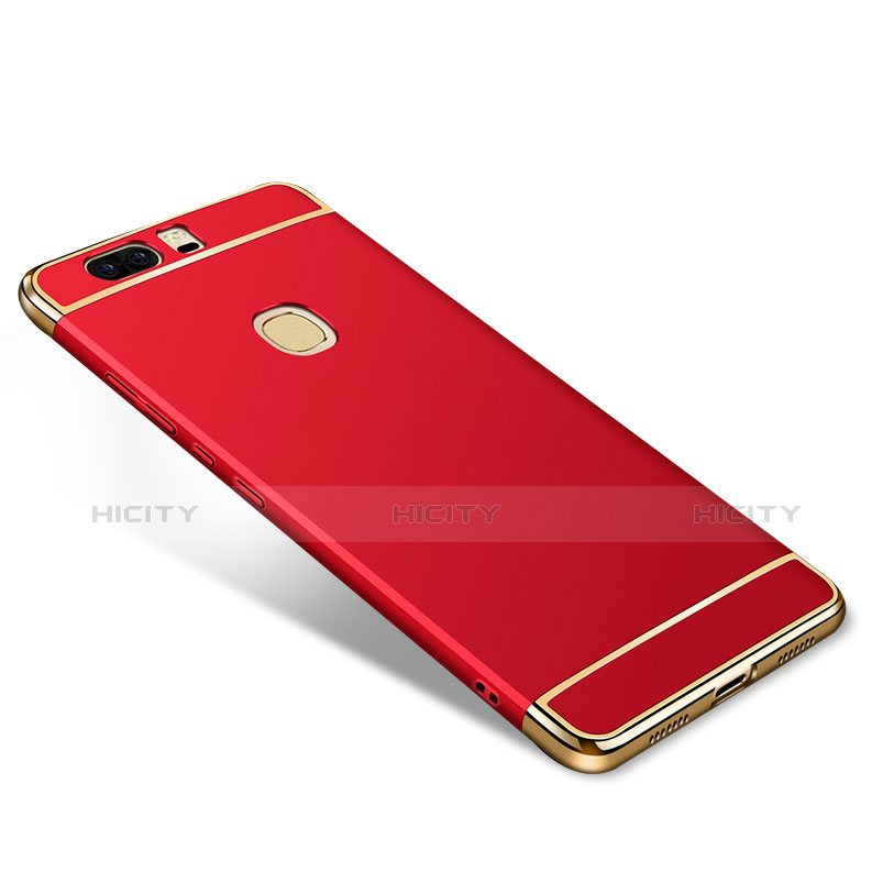 Coque Bumper Luxe Metal et Plastique pour Huawei Honor V8 Rouge Plus