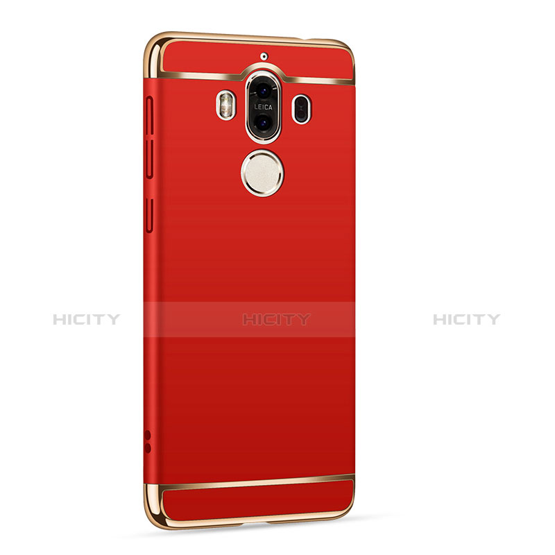 Coque Bumper Luxe Metal et Plastique pour Huawei Mate 9 Rouge Plus