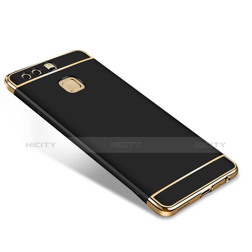 Coque Bumper Luxe Metal et Plastique pour Huawei P9 Plus Noir Plus