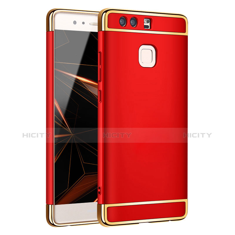 Coque Bumper Luxe Metal et Plastique pour Huawei P9 Plus Rouge Plus