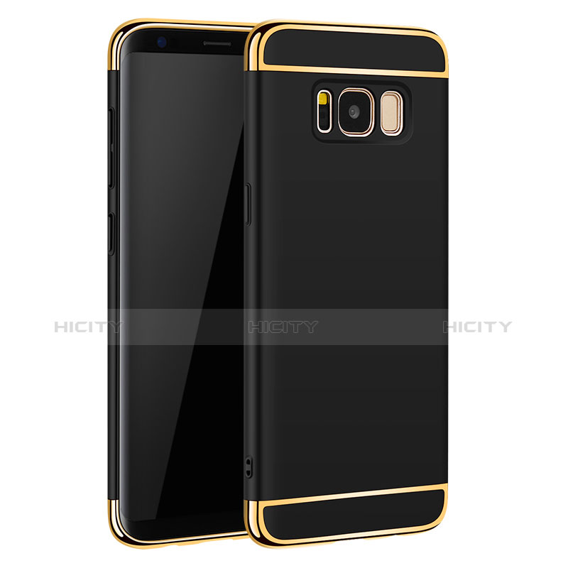 Coque Bumper Luxe Metal et Plastique pour Samsung Galaxy S8 Noir Plus