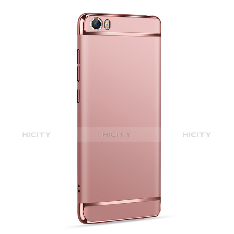 Coque Bumper Luxe Metal et Plastique pour Xiaomi Mi 5 Or Rose Plus