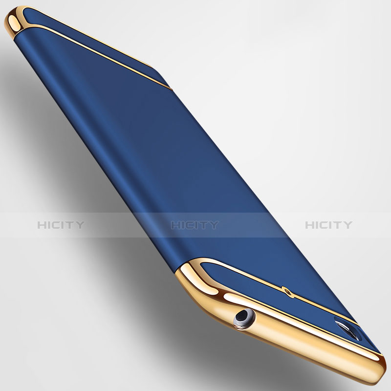 Coque Bumper Luxe Metal et Plastique pour Xiaomi Mi 5S 4G Bleu Plus