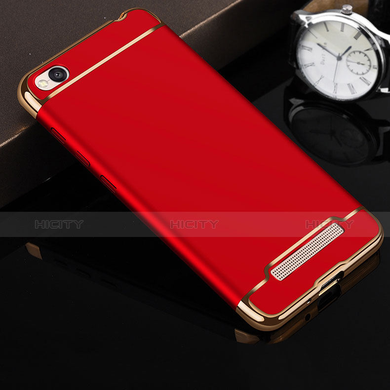 Coque Bumper Luxe Metal et Plastique pour Xiaomi Redmi 4A Rouge Plus