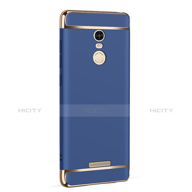 Coque Bumper Luxe Metal et Plastique pour Xiaomi Redmi Note 3 Bleu Plus