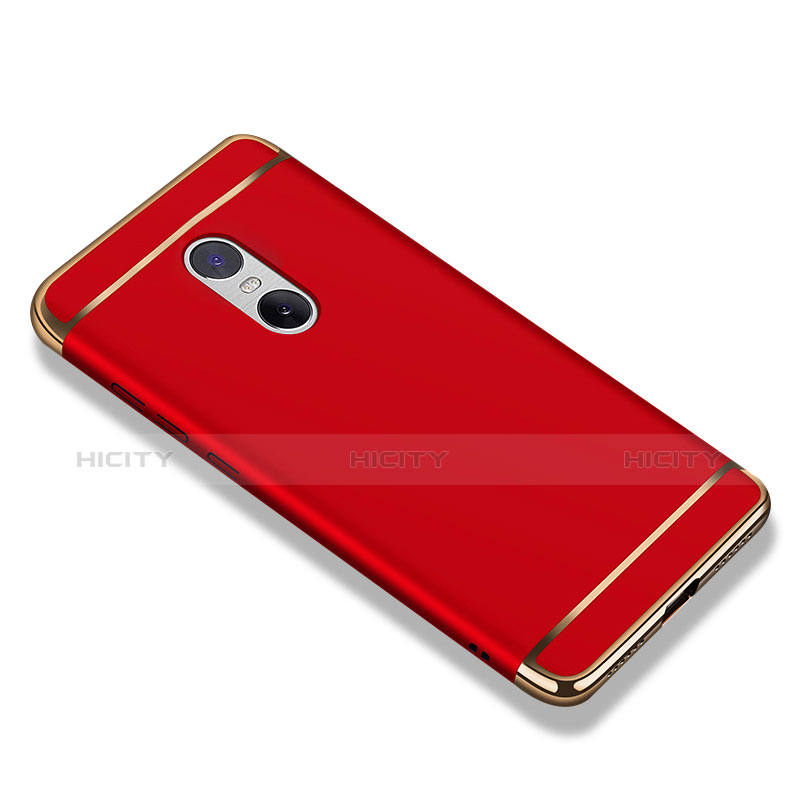 Coque Bumper Luxe Metal et Plastique pour Xiaomi Redmi Note 4 Standard Edition Rouge Plus