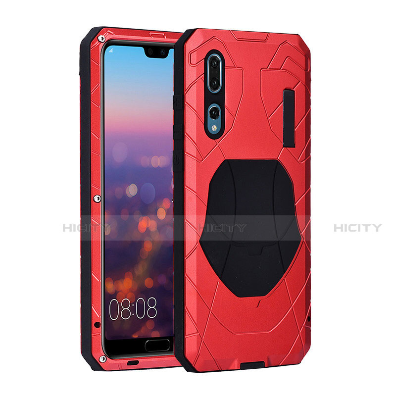 Coque Bumper Luxe Metal et Silicone Etui Housse K01 pour Huawei P20 Pro Plus