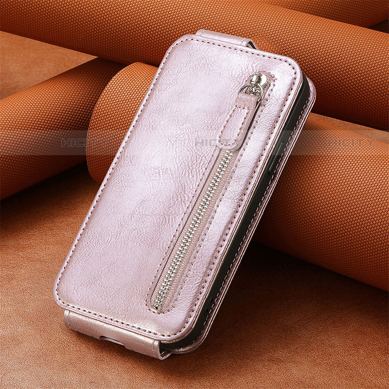 Coque Clapet Portefeuille Cuir A01D pour Samsung Galaxy S21 Plus 5G Plus