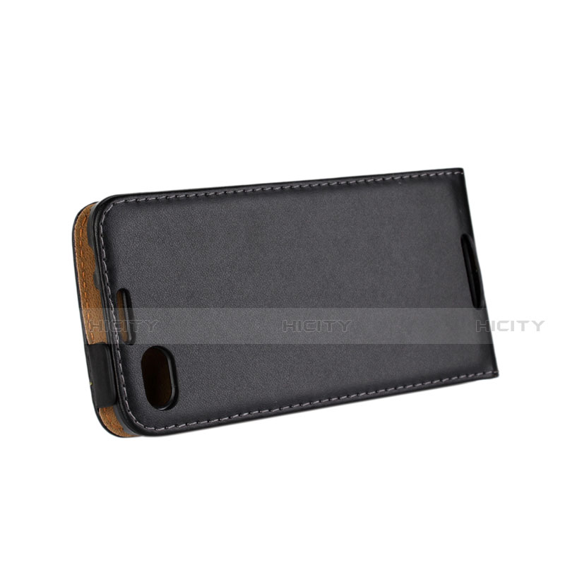 Coque Clapet Portefeuille Cuir pour Blackberry Q10 Noir Plus