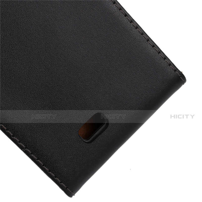 Coque Clapet Portefeuille Cuir pour Wiko Lenny Noir Plus