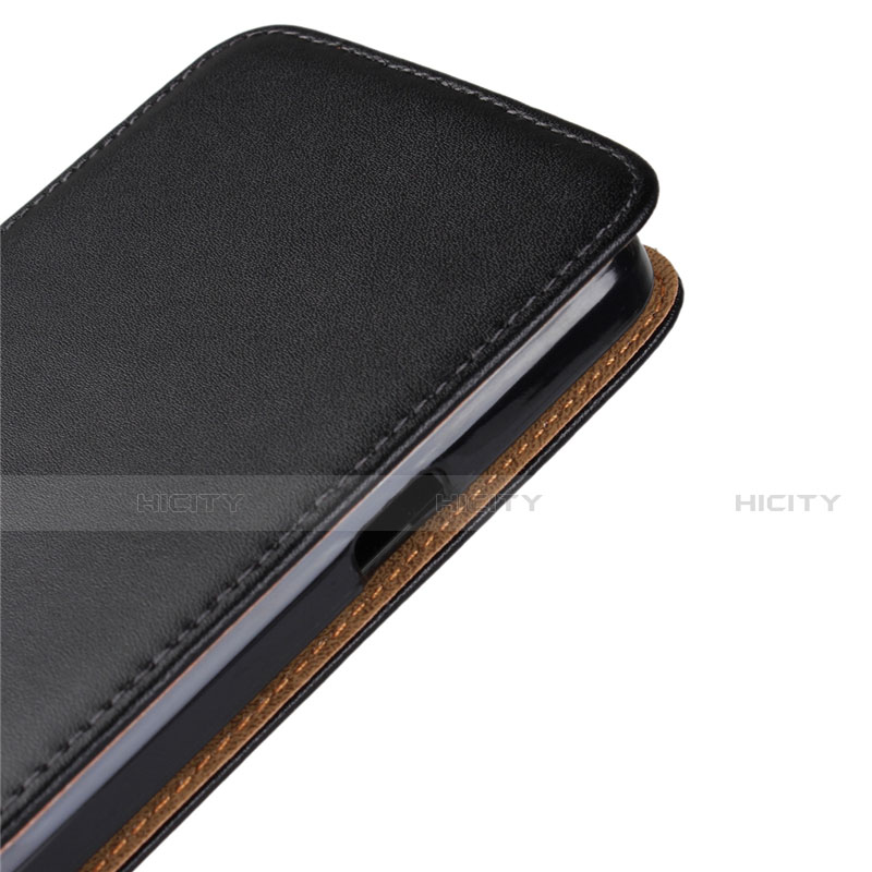 Coque Clapet Portefeuille Cuir pour Wiko Rainbow Noir Plus