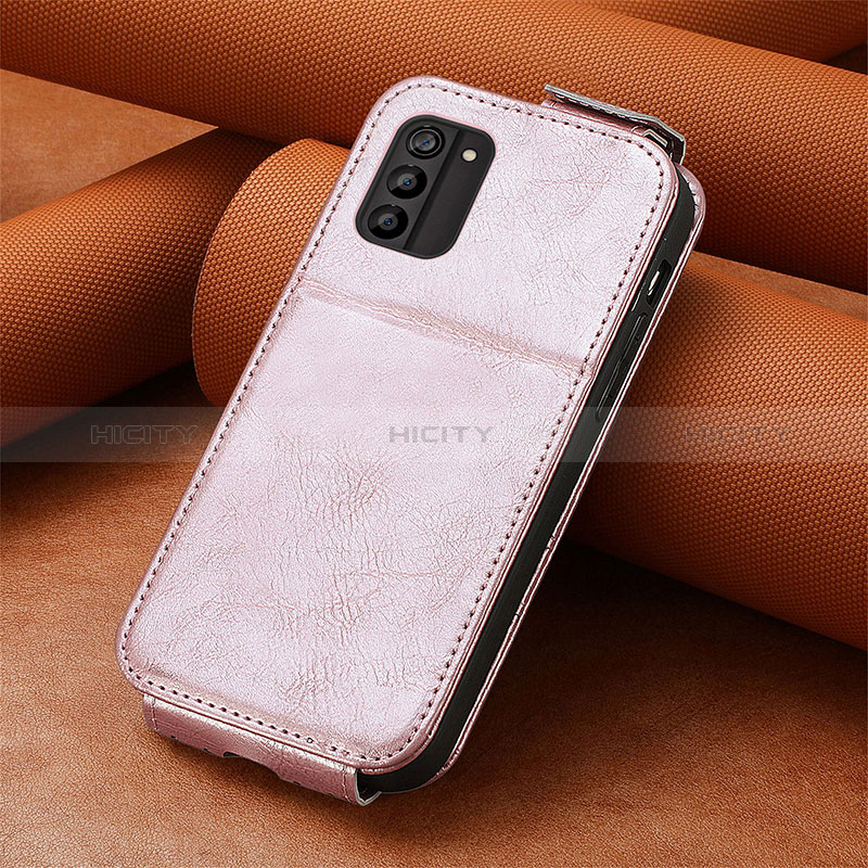 Coque Clapet Portefeuille Cuir S01D pour Nokia G100 Plus