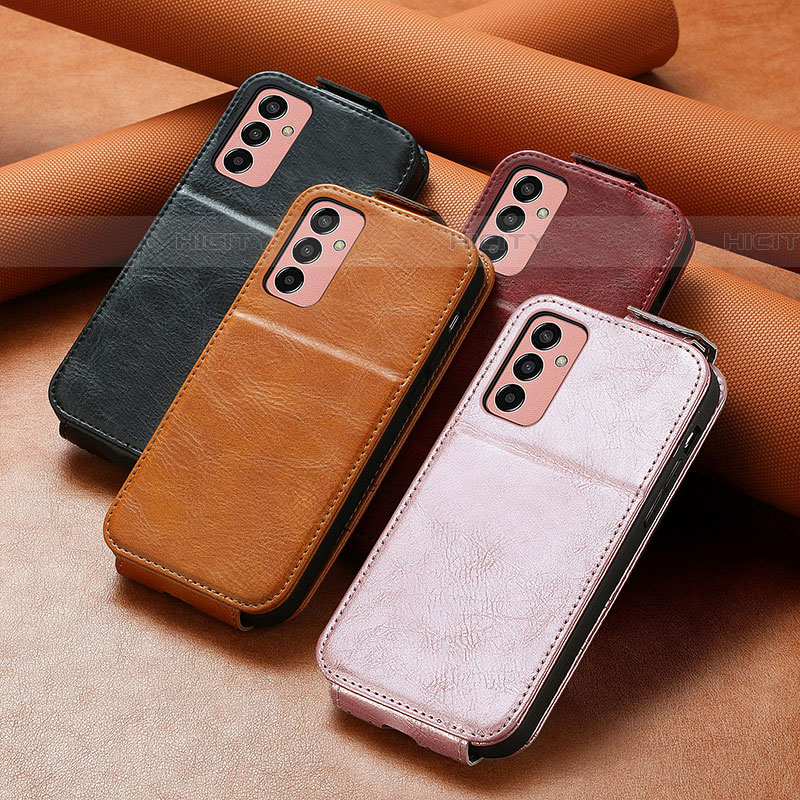 Coque Clapet Portefeuille Cuir S01D pour Samsung Galaxy M13 4G Plus