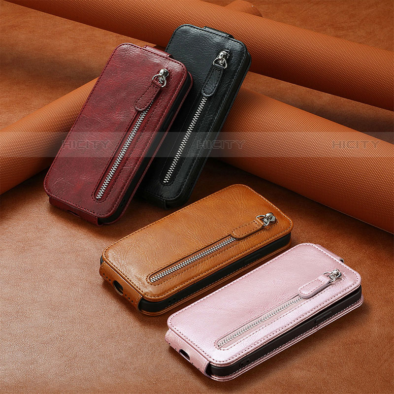 Coque Clapet Portefeuille Cuir S01D pour Samsung Galaxy S22 Plus 5G Plus