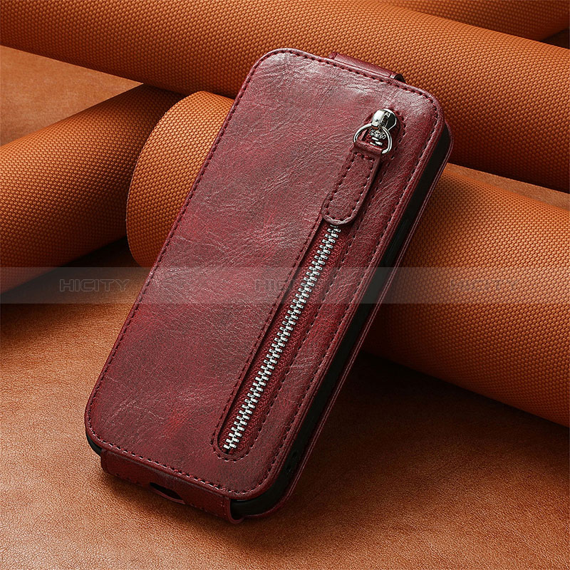 Coque Clapet Portefeuille Cuir S01D pour Samsung Galaxy S24 Plus 5G Plus