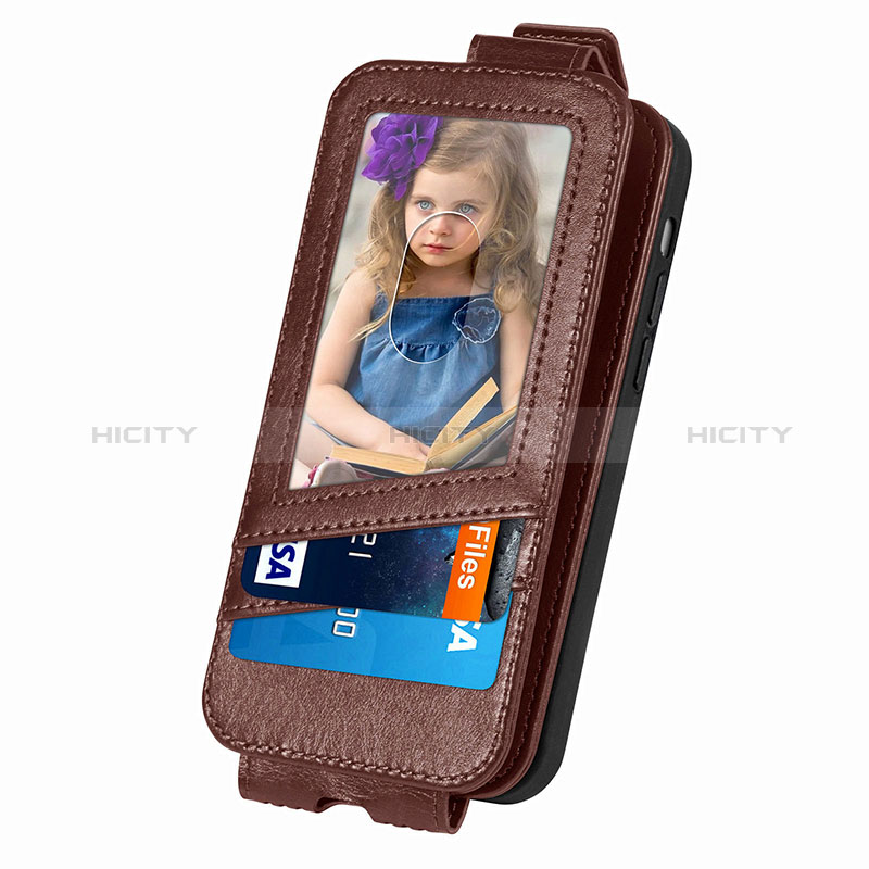 Coque Clapet Portefeuille Cuir S01D pour Vivo T2x 5G Plus