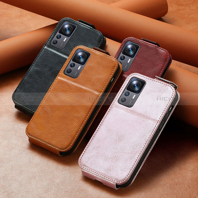 Coque Clapet Portefeuille Cuir S01D pour Xiaomi Mi 12T 5G Plus