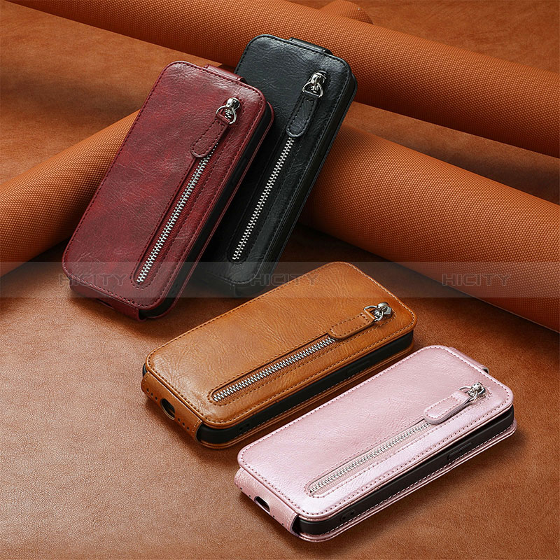 Coque Clapet Portefeuille Cuir S01D pour Xiaomi Redmi 10 India Plus