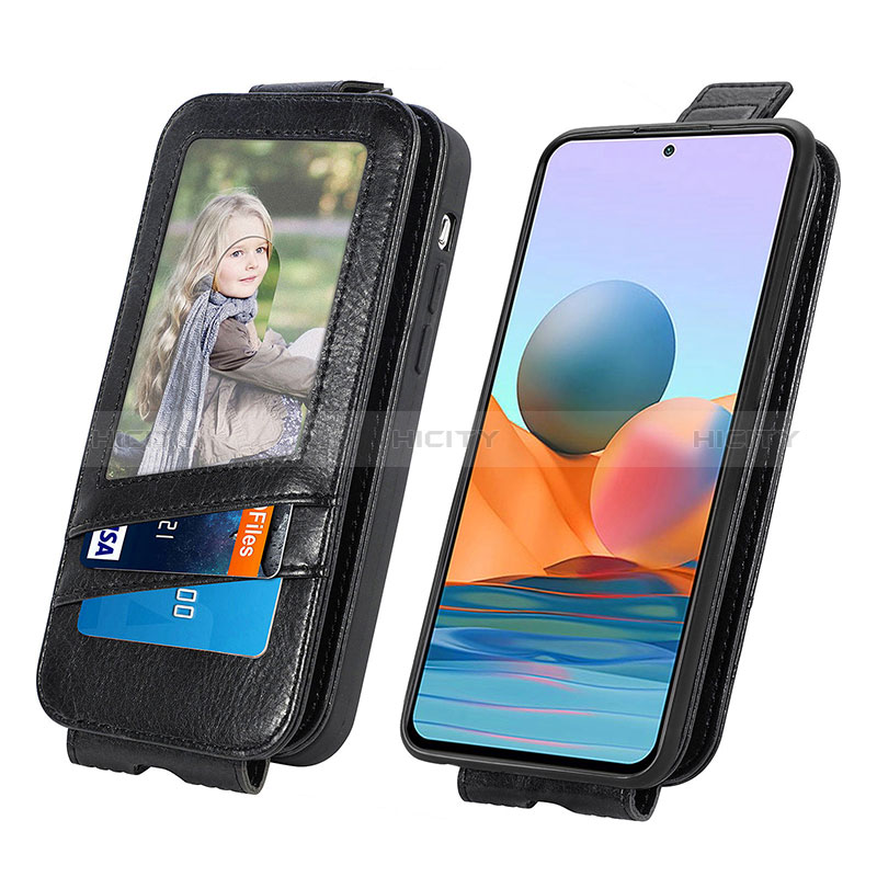 Coque Clapet Portefeuille Cuir S01D pour Xiaomi Redmi Note 10 Pro Max Plus