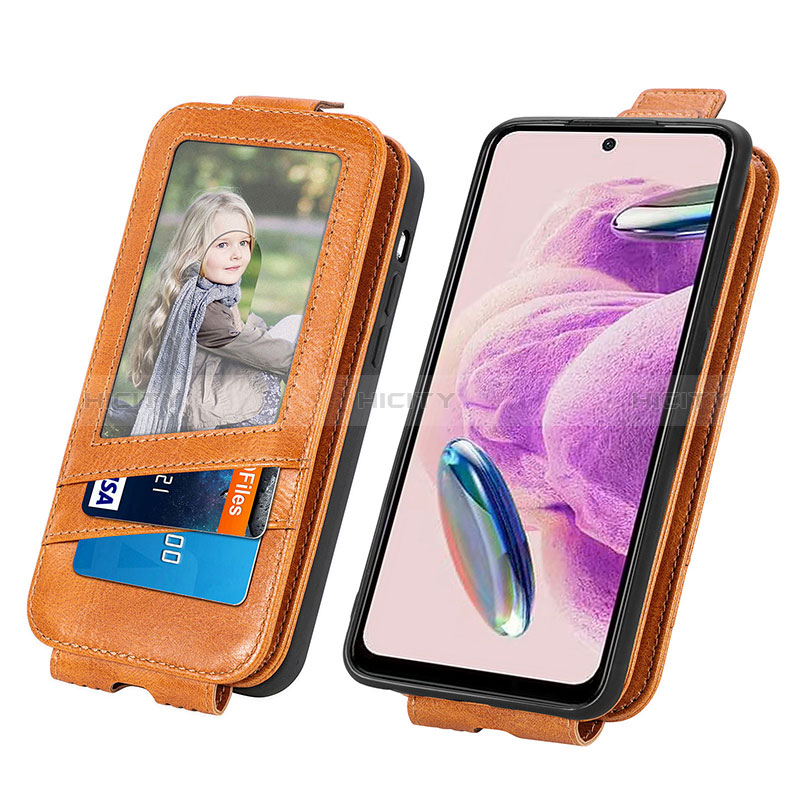 Coque Clapet Portefeuille Cuir S01D pour Xiaomi Redmi Note 12S Plus