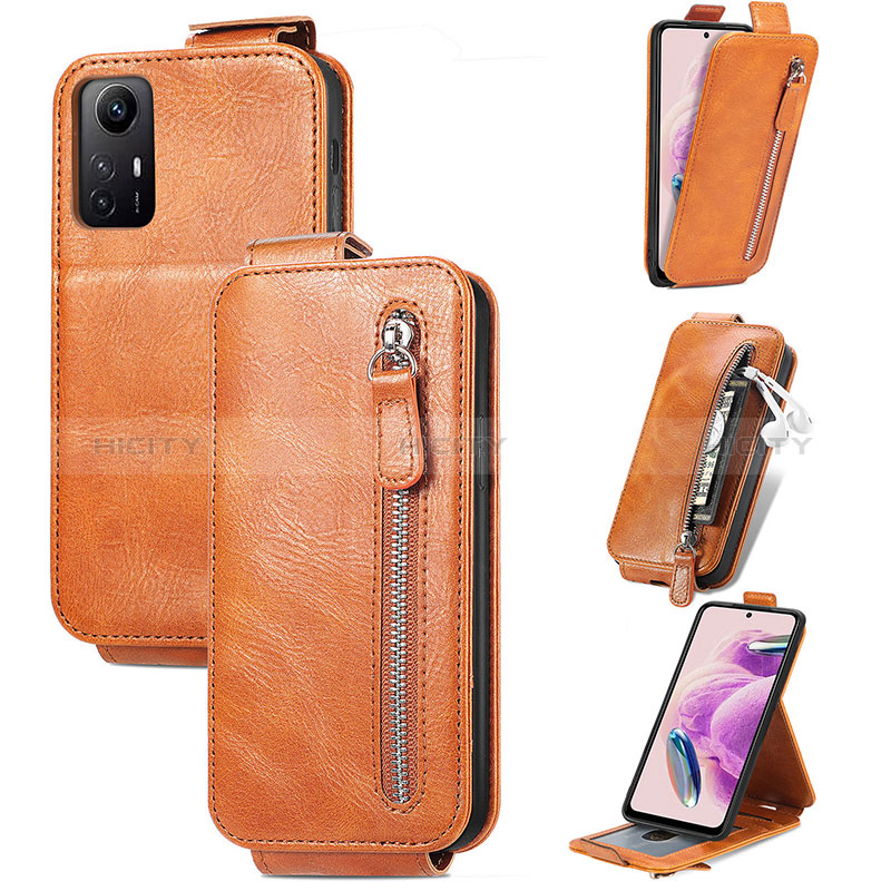 Coque Clapet Portefeuille Cuir S01D pour Xiaomi Redmi Note 12S Plus