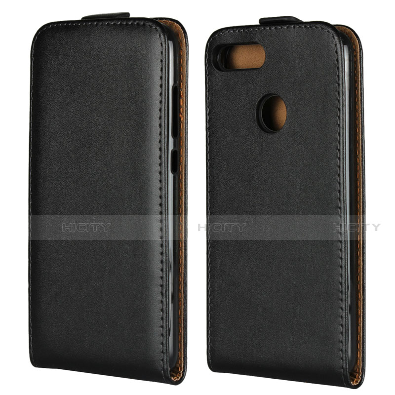 Coque Clapet Portefeuille Cuir V01 pour Huawei Honor 9 Lite Noir Plus