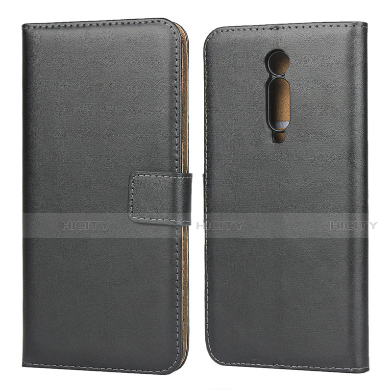 Coque Clapet Portefeuille Livre Cuir K01 pour Xiaomi Mi 9T Pro Noir Plus