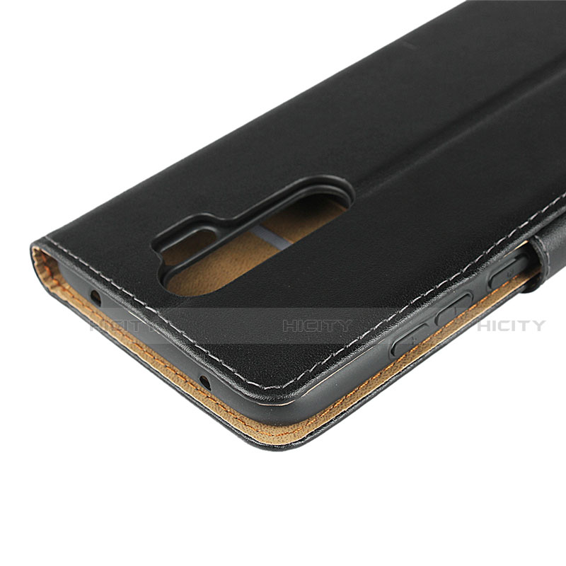 Coque Clapet Portefeuille Livre Cuir K01 pour Xiaomi Redmi Note 8 Pro Noir Plus