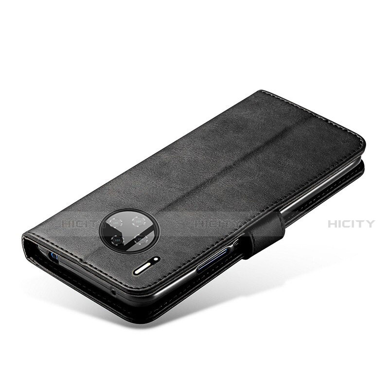 Coque Clapet Portefeuille Livre Cuir L01 pour Huawei Mate 30E Pro 5G Noir Plus