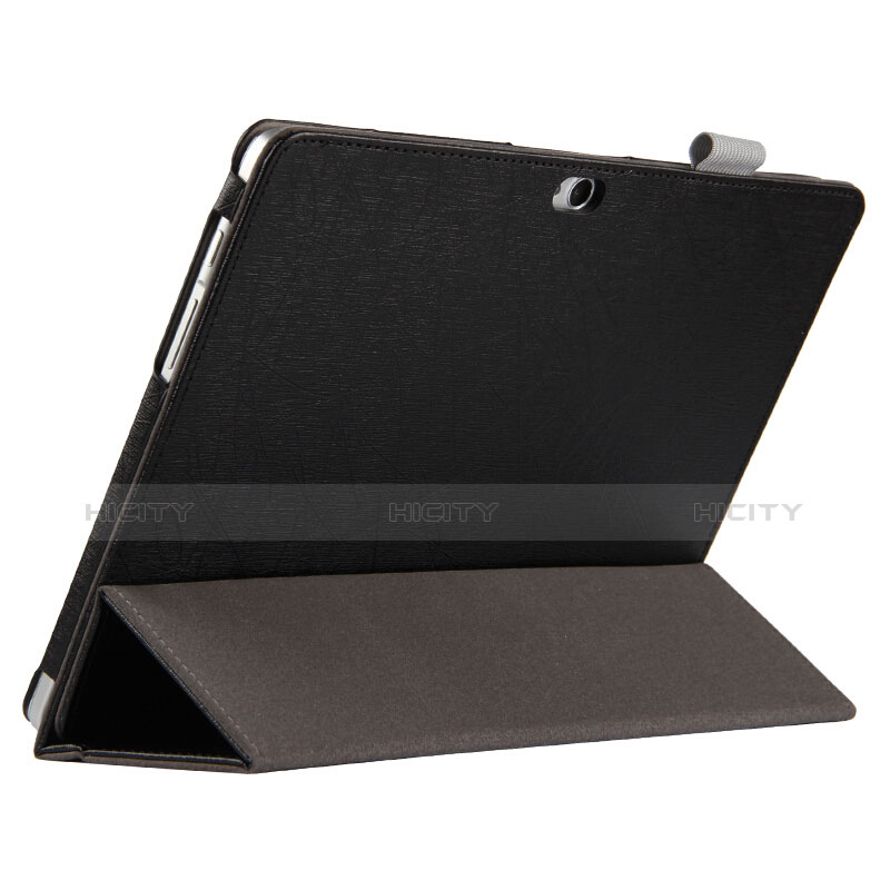 Coque Clapet Portefeuille Livre Cuir L01 pour Huawei MediaPad M2 10.0 M2-A01 M2-A01W M2-A01L Noir Plus