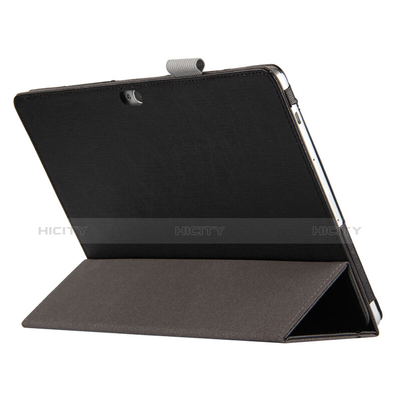 Coque Clapet Portefeuille Livre Cuir L01 pour Huawei MediaPad M2 10.0 M2-A01 M2-A01W M2-A01L Noir Plus