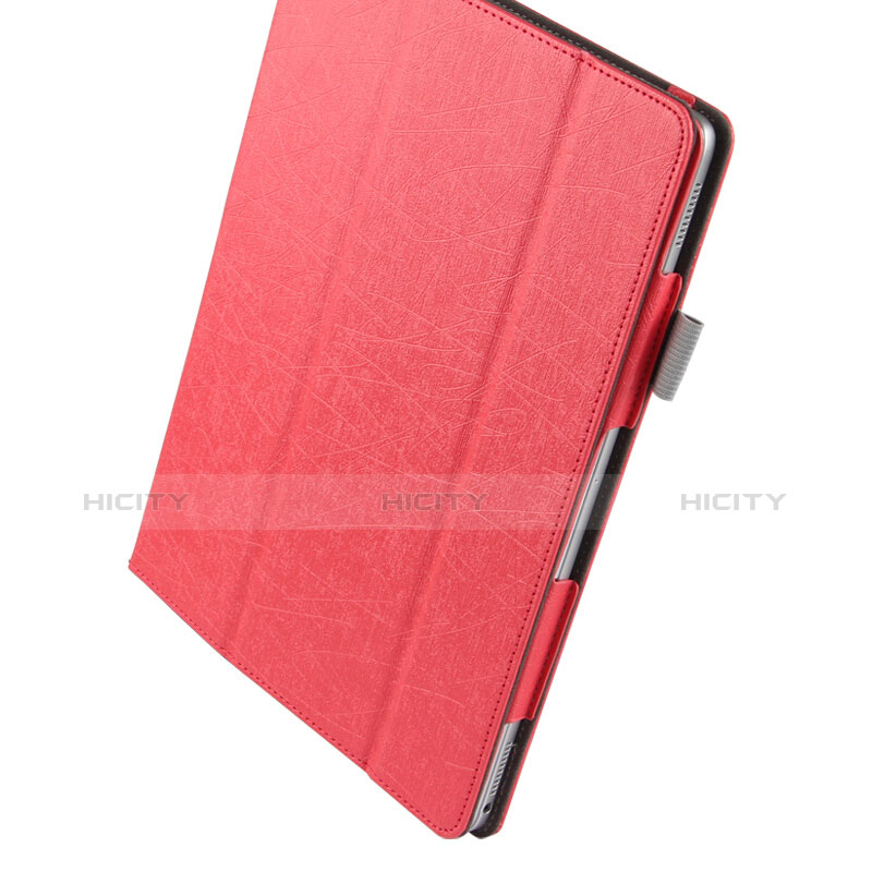 Coque Clapet Portefeuille Livre Cuir L01 pour Huawei MediaPad M2 10.0 M2-A01 M2-A01W M2-A01L Rouge Plus