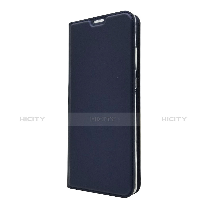 Coque Clapet Portefeuille Livre Cuir L01 pour Huawei P30 Pro Bleu Plus